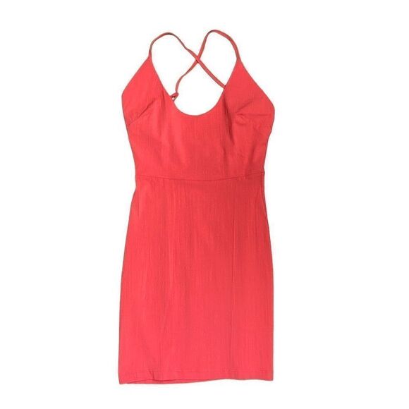 Intimately Free people red rouge fitted mini dress new - Picture 1 of 15